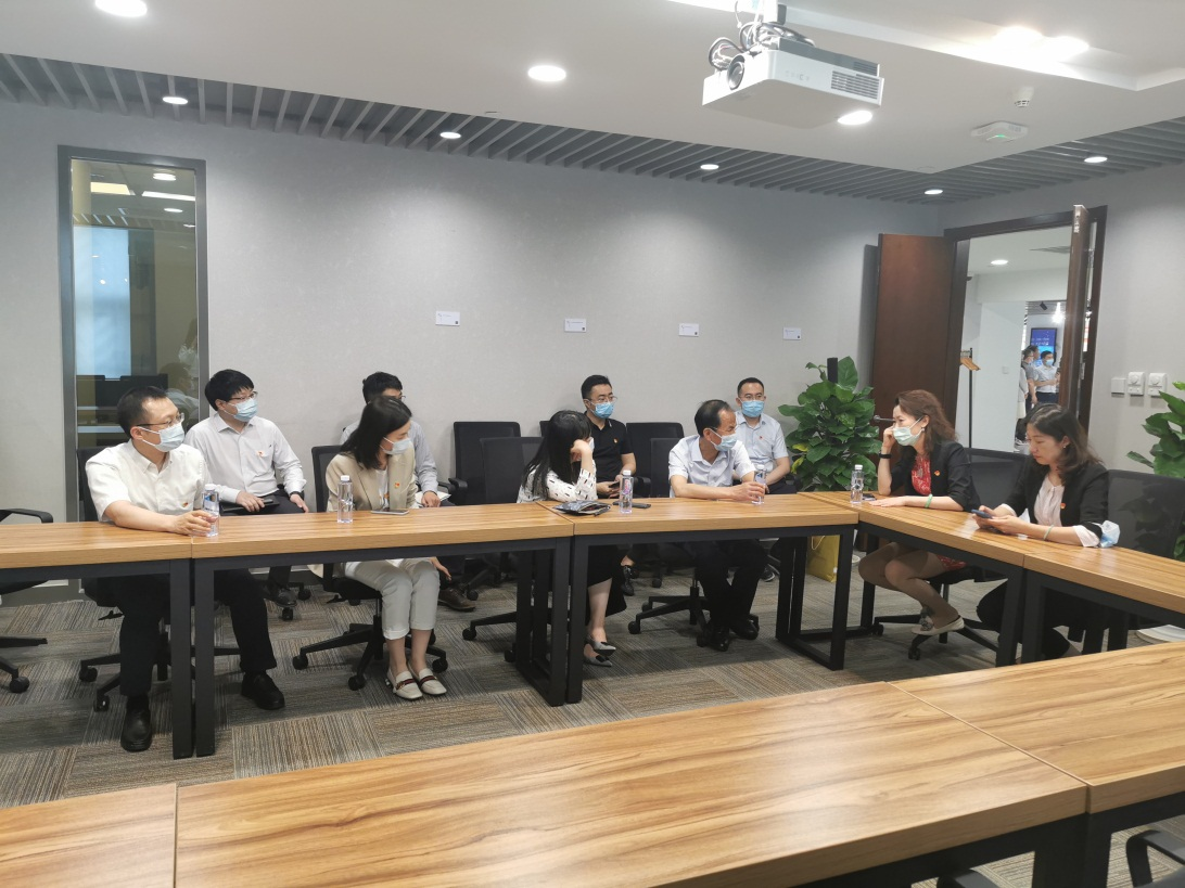 银保处党支部开展“党建引领促发展 科技金融助创新”联合党日活动